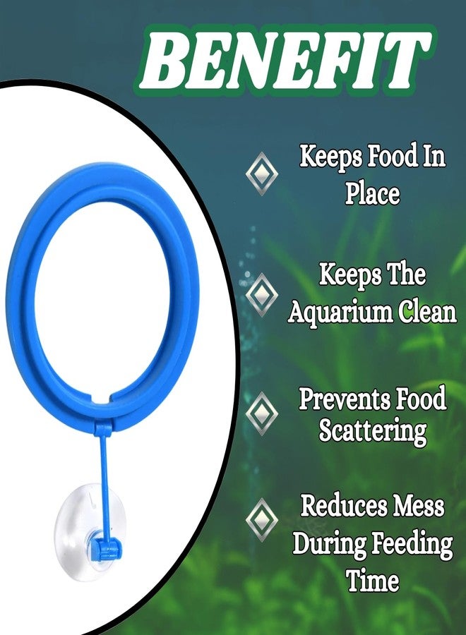 Western Era Aquarium Circle Floating Feeding Ring | Adjustable Fish Feeding Tool for Flakes & Pellets | Prevents Water Pollution | Ideal for Betta, Goldfish, Guppies & More | Fish Tank Accessories - Image 4